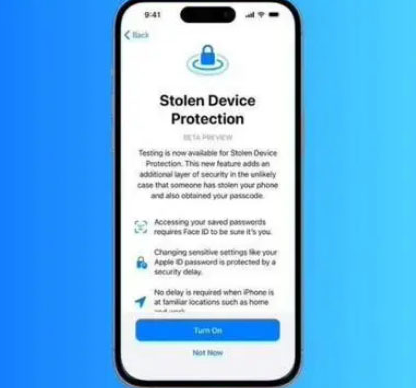 双桥苹果授权维修店分享被盗设备保护功能开启方法 