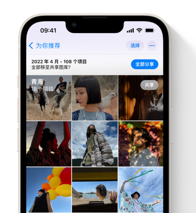 双桥苹果维修网点分享在 iPhone 上使用共享图库 