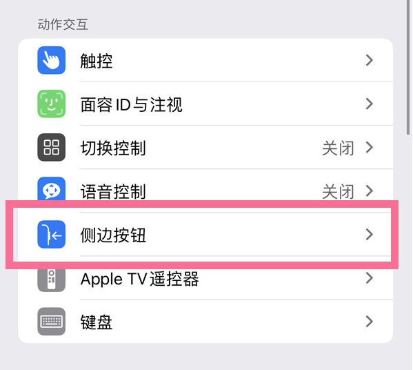 双桥苹果14维修店分享iPhone14 Plus侧键双击下载功能关闭方法 