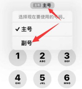 双桥苹果14维修店分享iPhone 14 Pro Max使用副卡打电话的方法 