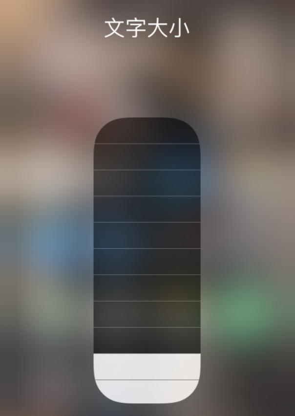 双桥苹果手机维修分享小技巧：在 iPhone 控制中心快速调节字体大小 